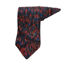 Vintage 1992 Where’s Waldo Schreter Cartoon Novelty Necktie Silk